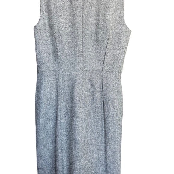 Banana Republic | Women's Pleat Neck Flannel Dress - Picture 6 of 15